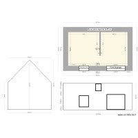 Plan coupe et façade