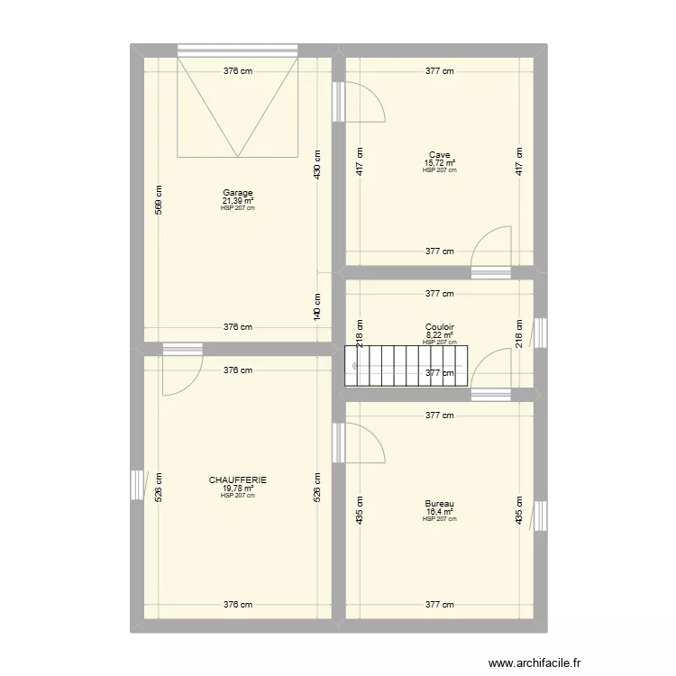 PLAN LISKA SOUS SOL. Plan de 