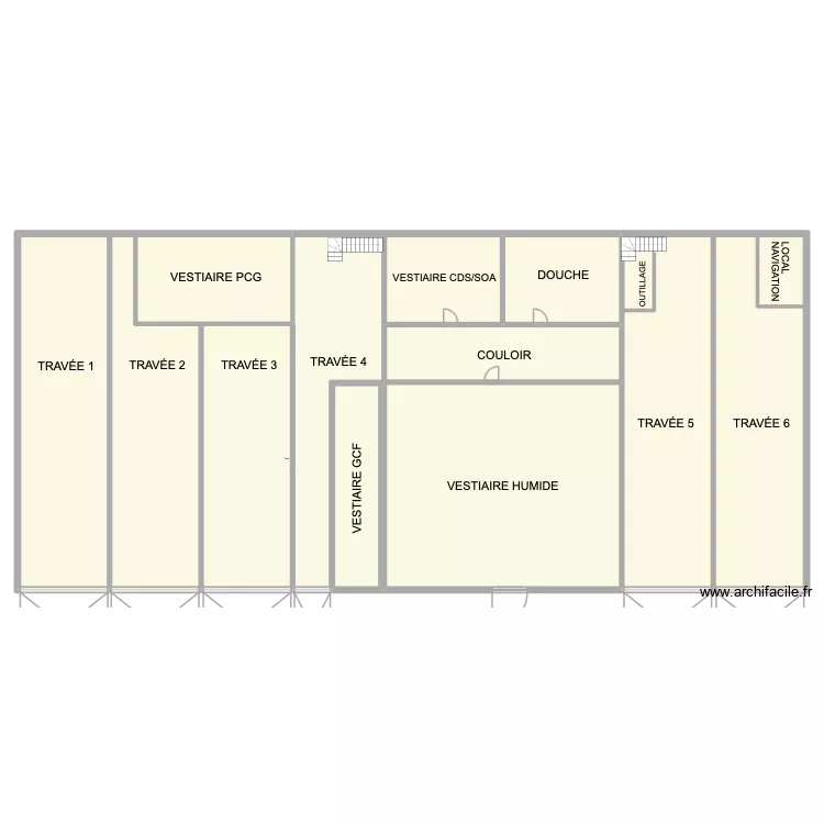 LOCAL BASIQUE. Plan de 8  et 859 m²