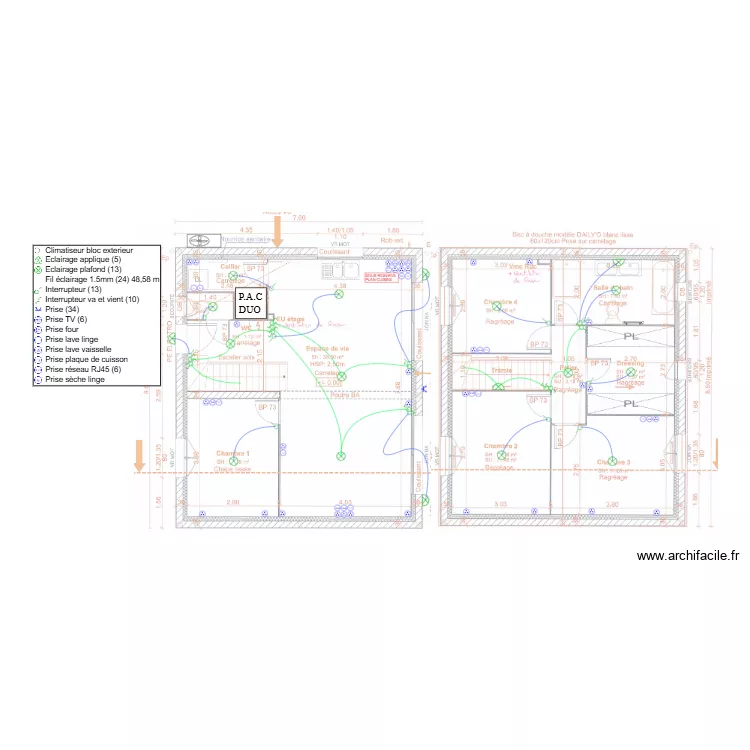 ALPHA 45 - GREARD. Plan de 