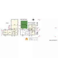 V.RADOUX - VUE EN PLAN - 1/100 - ARCHI - V2.01