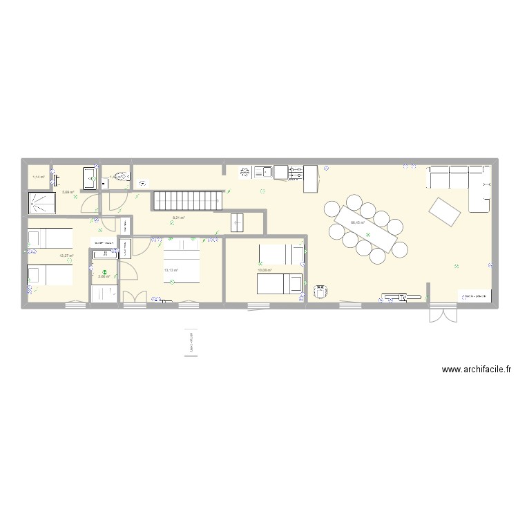 plan haut 2. Plan de 0 pièce et 0 m2