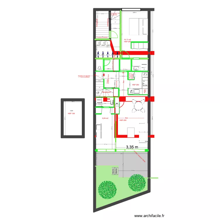 M&eacute;l&egrave;zes 82 Rez Jardin Def. Plan de 0 pièce et 0 m2