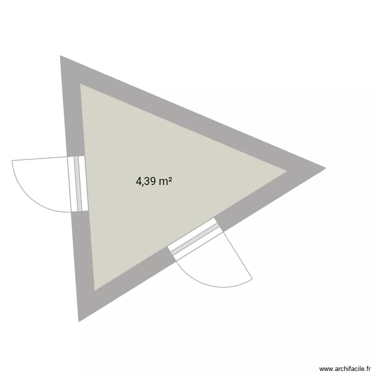 Modification. Plan de 1 et 4 m² Modification. Plan de 1 et 4 m²