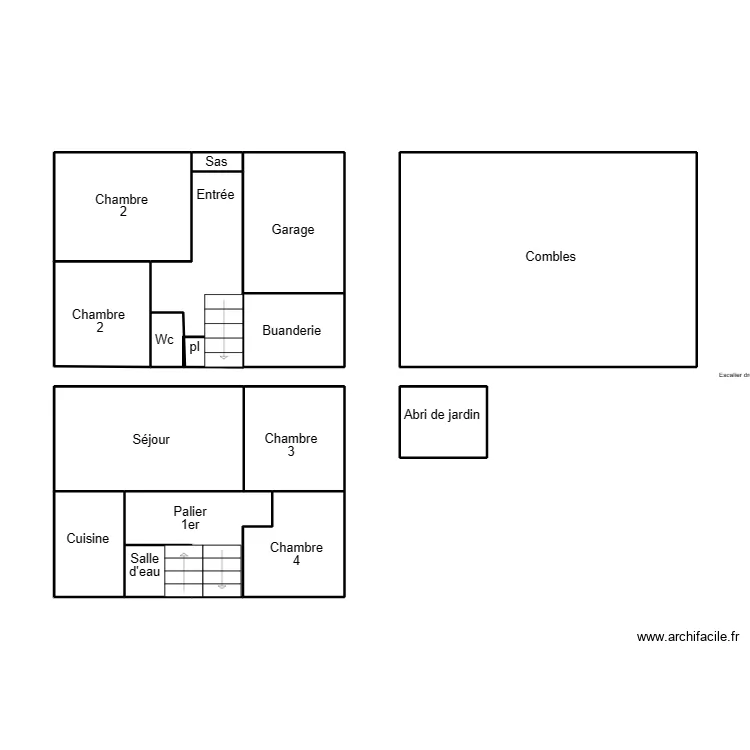 TOURCH DOUGUET. Plan de 