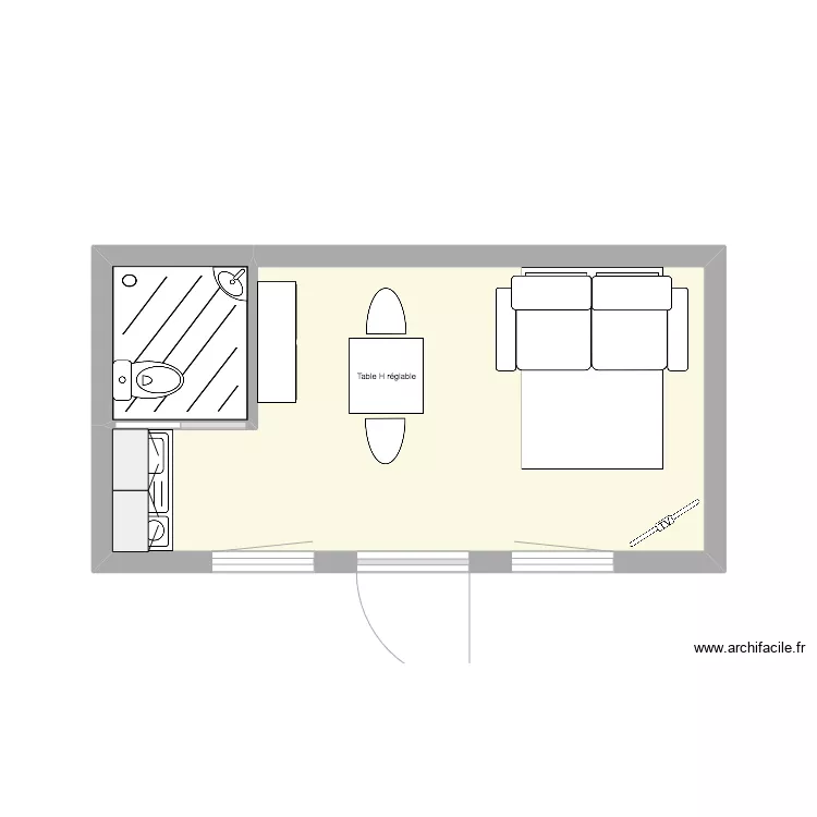 Tiny 6x3. Plan de 