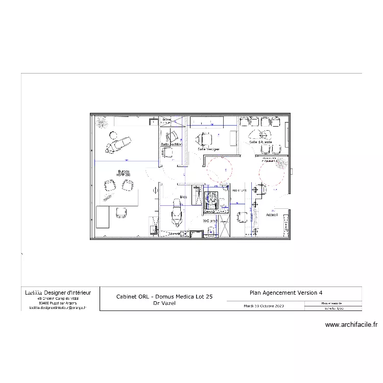 plan accesibilit&eacute; et am&eacute;nagement orl. Plan de 