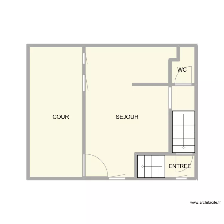 EUGENIE 4 ETAGE. Plan de 6 et 26 m² EUGENIE 4 ETAGE. Plan de 6 et 26 m²