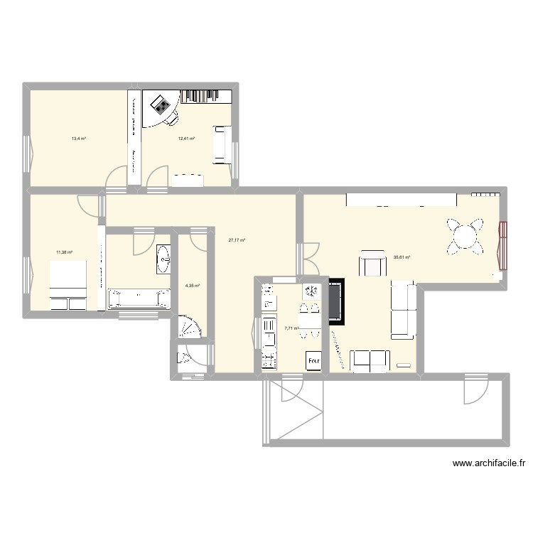 maison. Plan de 0 pièce et 0 m2