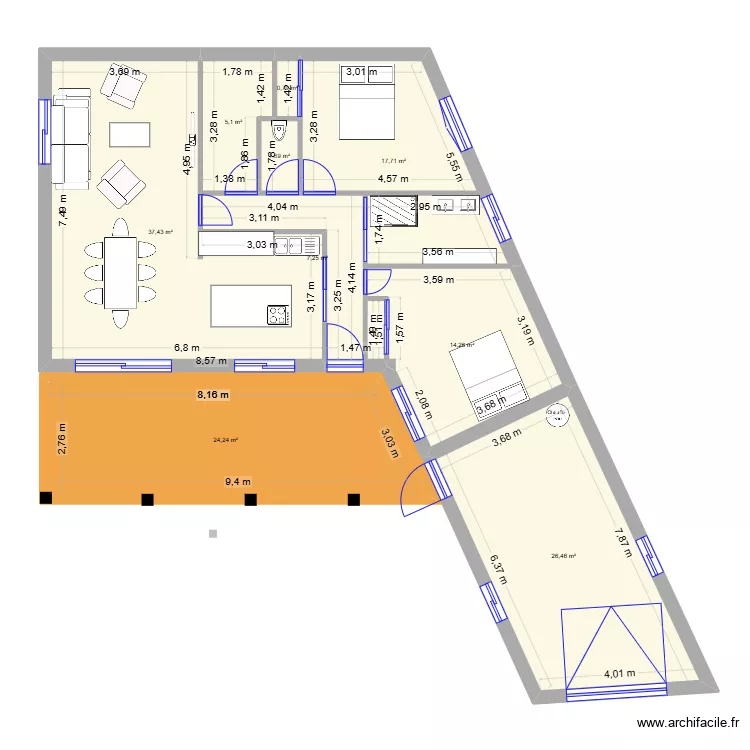 maison roro et nena 2 v. Plan de 