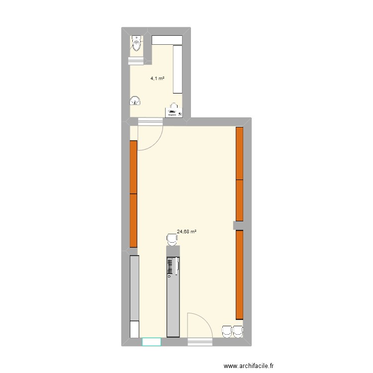 entreprise. Plan de 0 pièce et 0 m2