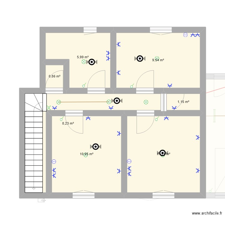 &é. Plan de 0 pièce et 0 m2