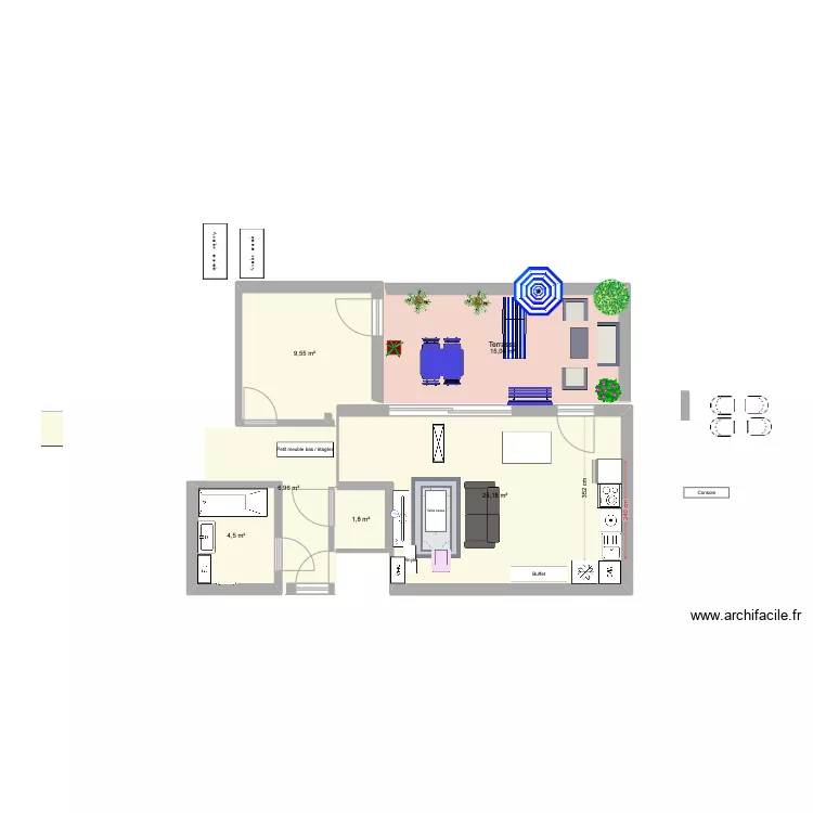 T3 R+6 Lot B2610_Myriam. Plan de 