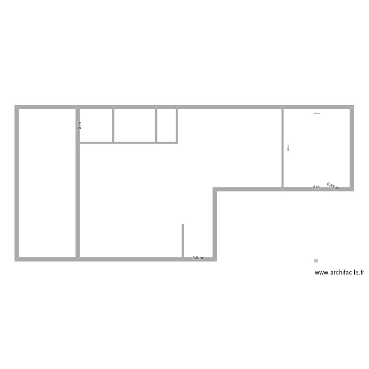 maison. Plan de 6 pièces et 136 m2