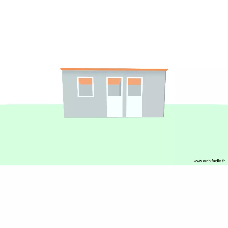 Cabanon 2. Plan de 2 et 14 m² Cabanon 2. Plan de 2 et 14 m²