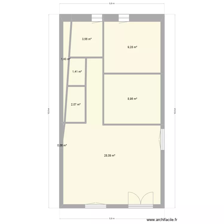 Pagny projet 2. Plan de 