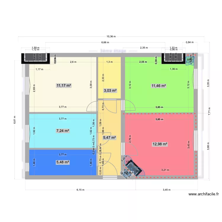 sevres 2. Plan de 8 Pièces et 57 m² sevres 2. Plan de 8 Pièces et 57 m²