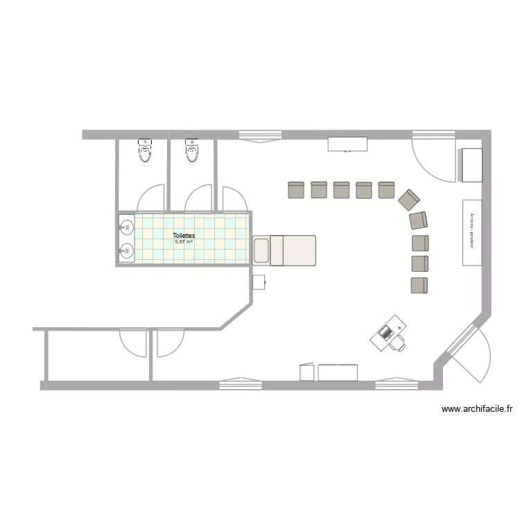 plan de base 1. Plan de 1 et 6 m² plan de base 1. Plan de 1 et 6 m²