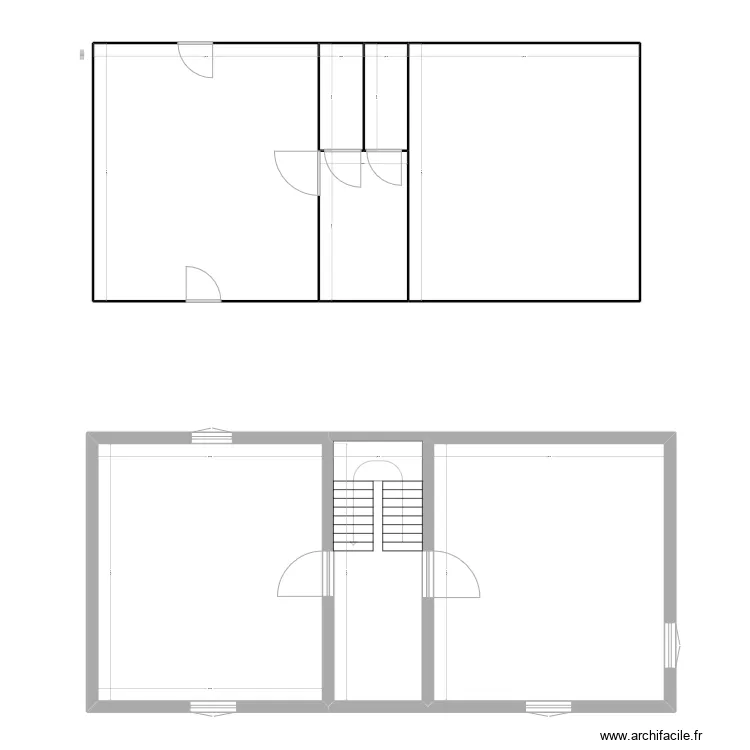Maison_Bagnere_rdc_elec. Plan de 