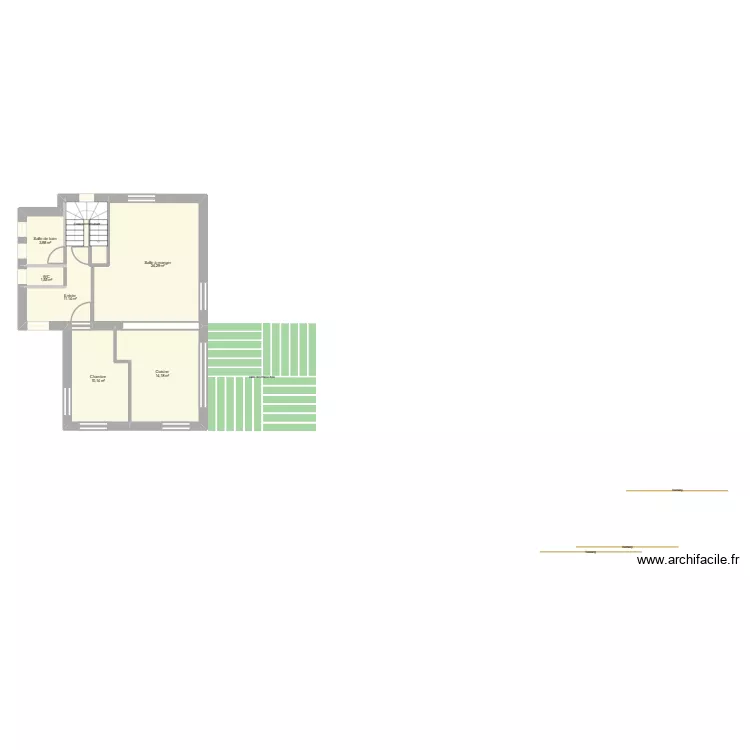 PASQUIERV1. Plan de 6  et 65 m²