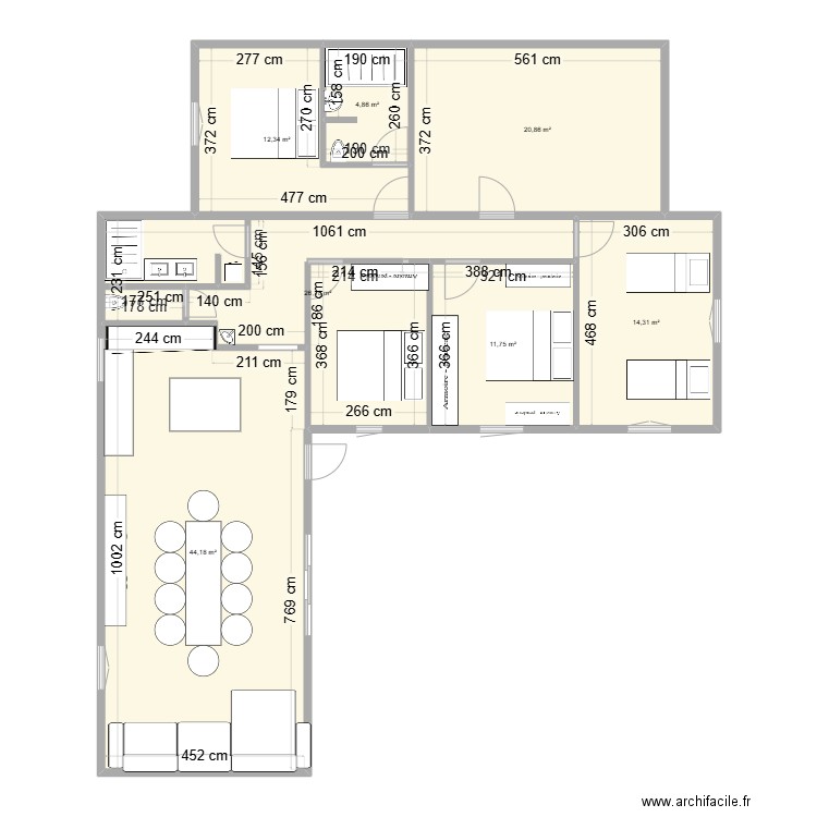 La Couarde V8. Plan de 0 pièce et 0 m2