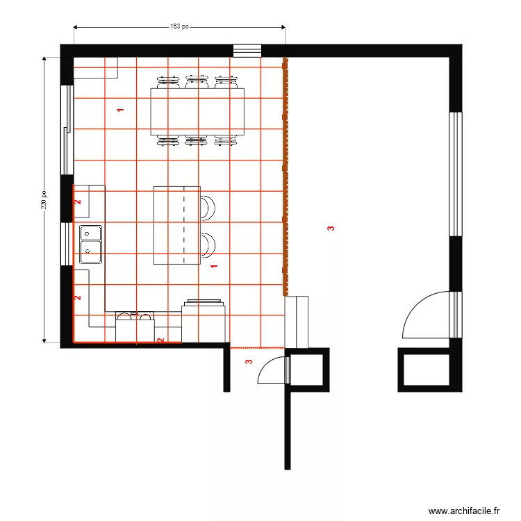 Jackie Plan de pose. Plan de 