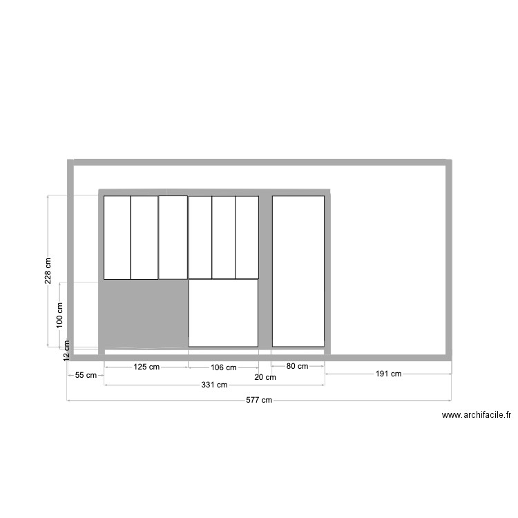 PORTE GARAGE v53. Plan de 0 pièce et 0 m2