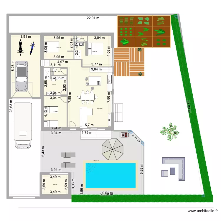 maison 2 courthezon. 22. fini. Plan de 13  et 807 m²