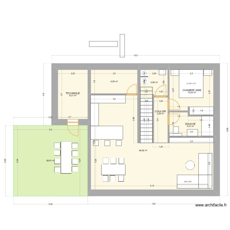 Gasser-Siggen (105). Plan de 0 pièce et 0 m2
