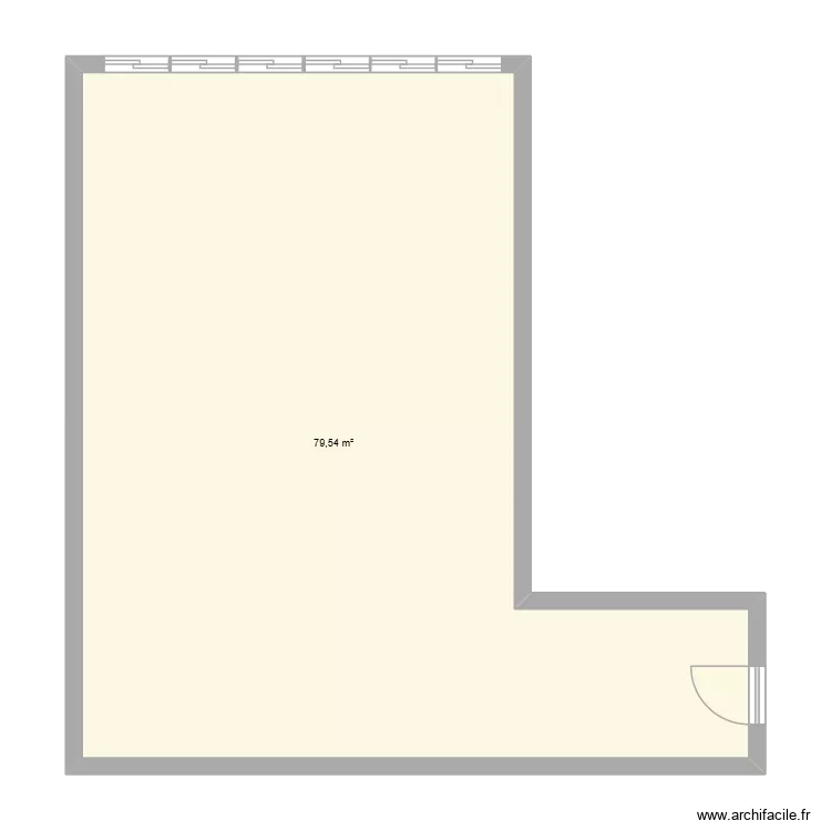 futur. Plan de 1 Pièce et 80 m² futur. Plan de 1 Pièce et 80 m²