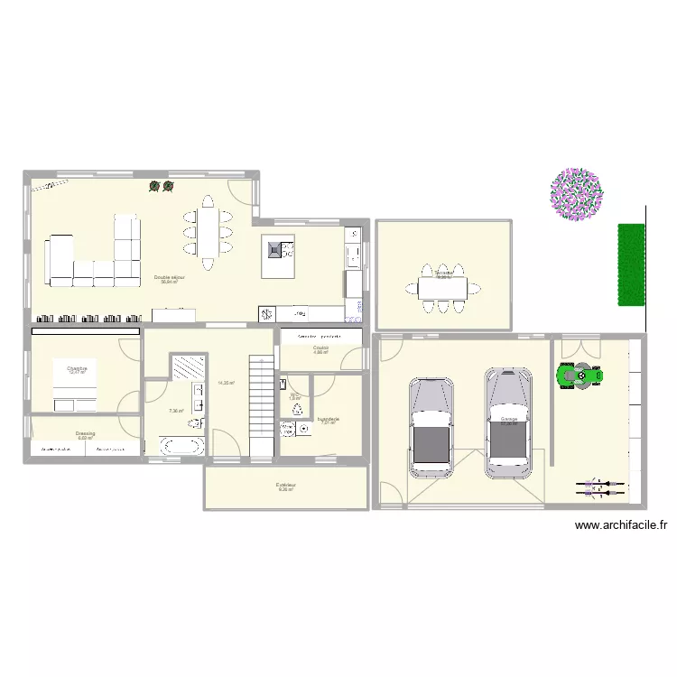 maison sud 2 web. Plan de 