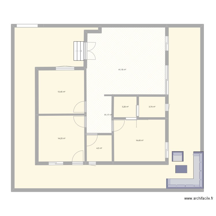 Mon plan 1. Plan de 8 pièces et 186 m2