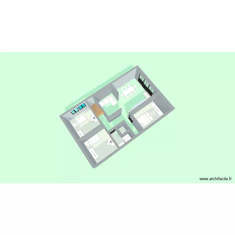 Prairie. Plan de 5 et 33 m² Prairie. Plan de 5 et 33 m²