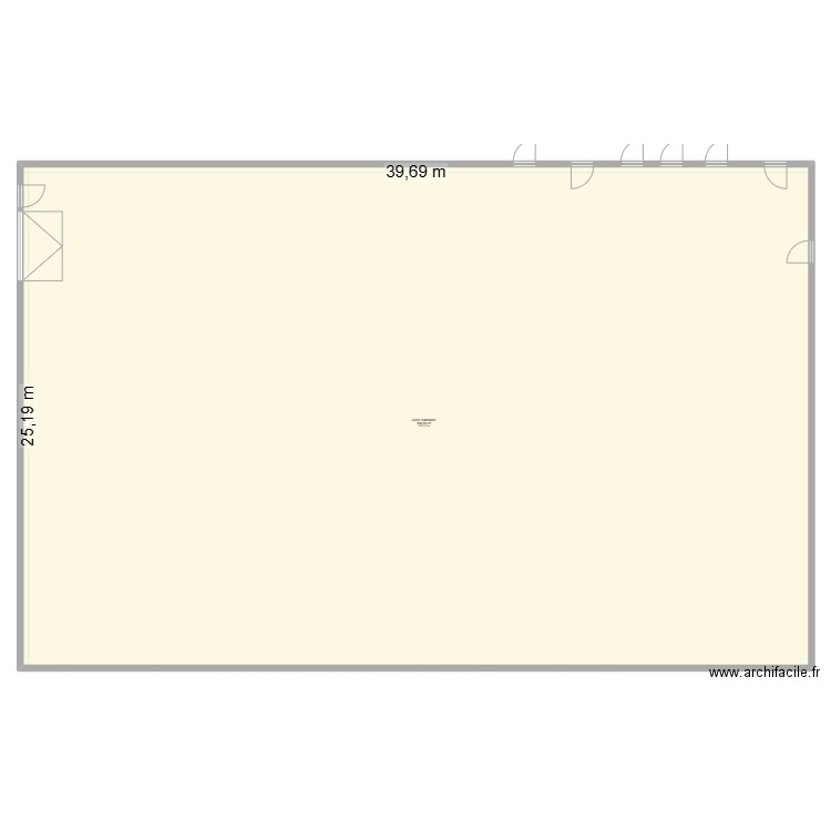 THAL. Plan de 1 pièce et 1000 m2