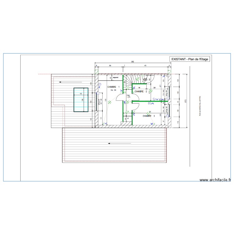 vitrand etage. Plan de 0 pièce et 0 m2