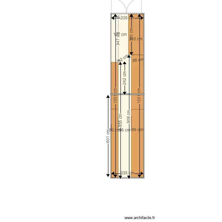 CONTENAIR MIMI-1. Plan de 1  et 28 m²
