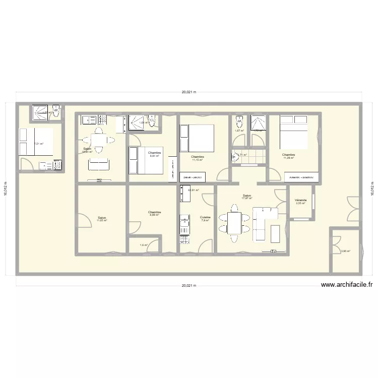 Plan de ma 1ere maison. Plan de 18 pièces et 289 m² Plan de ma 1ere maison. Plan de 18 pièces et 289 m²