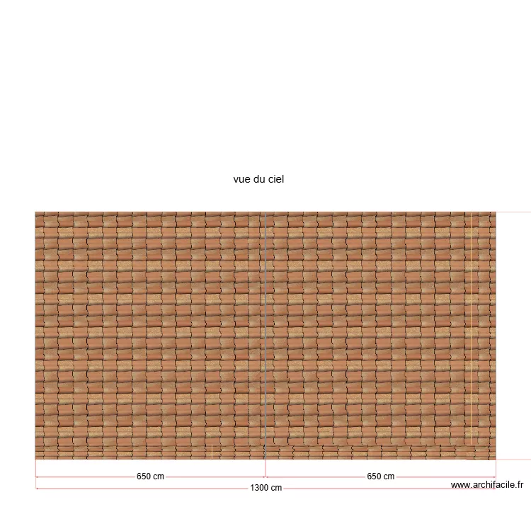 plan de masse vue du ciel. Plan de 
