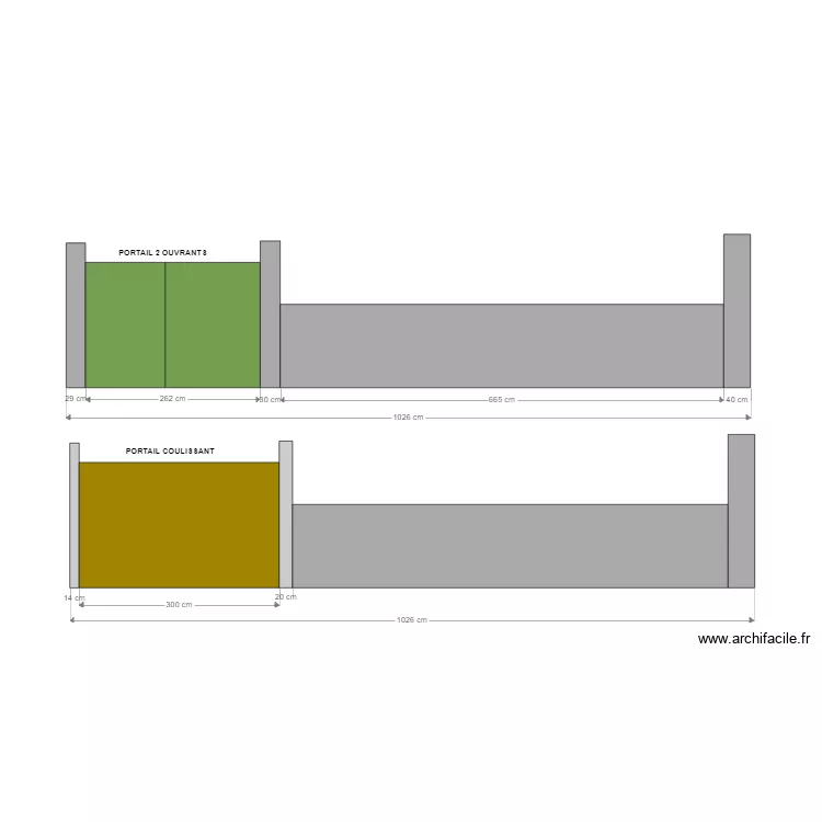 SIDOU (Portail). Plan de 