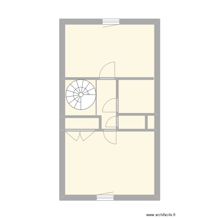 BENODET 29 ETAGE. Plan de 7 pièces et 32 m2