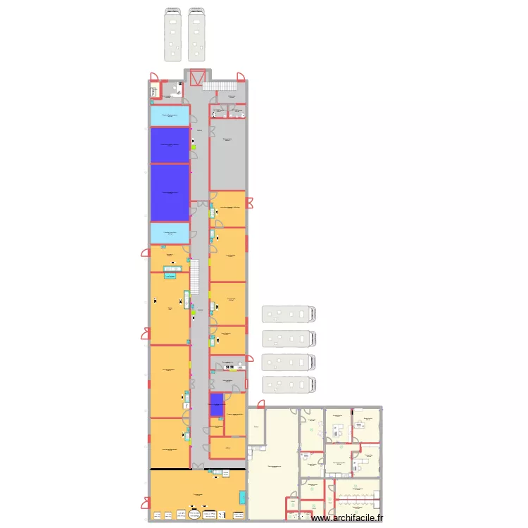 Latour 1. Plan de 59 Pièces et 2174 m² Latour 1. Plan de 59 Pièces et 2174 m²