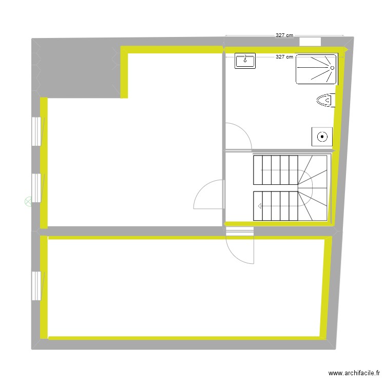 SCHMITT - R+1 - plomberie. Plan de 0 pièce et 0 m2