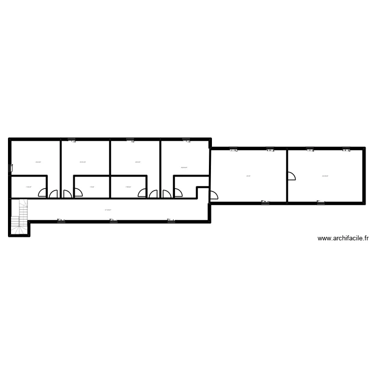 &eacute;tage. Plan de 10  et 240 m²