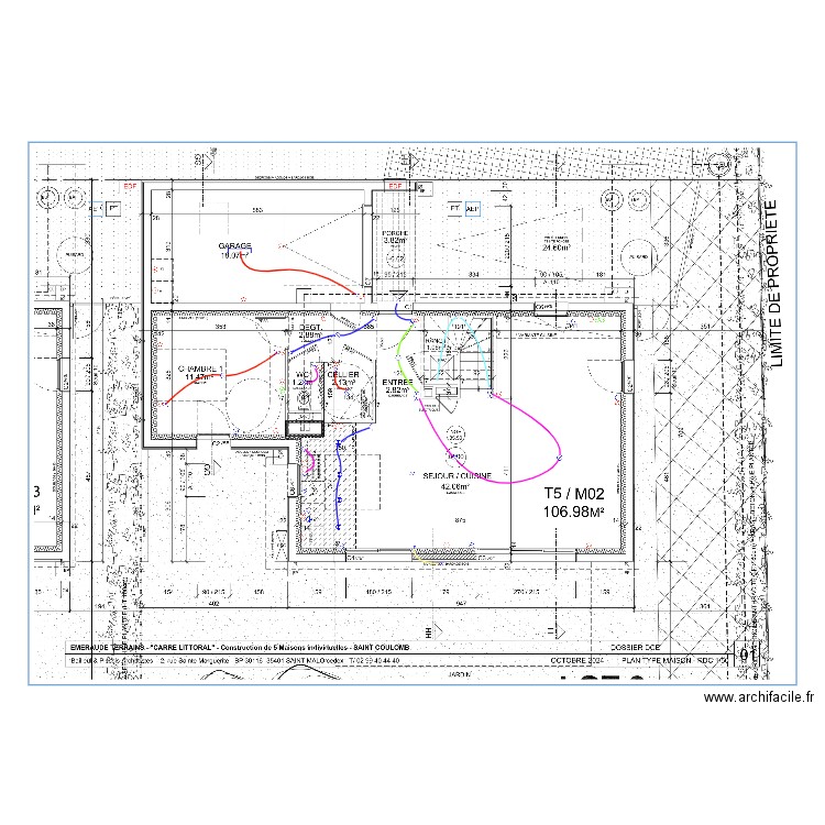 RDC EMERAUDE TERRAINS. Plan de 0 pièce et 0 m2