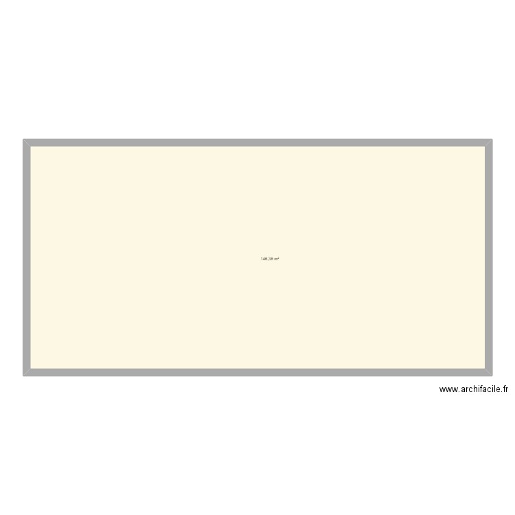 123 . Plan de 1 pièce et 146 m2