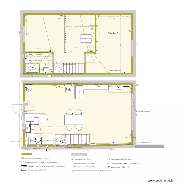 PLANS MAISON mai 2024. Plan de 