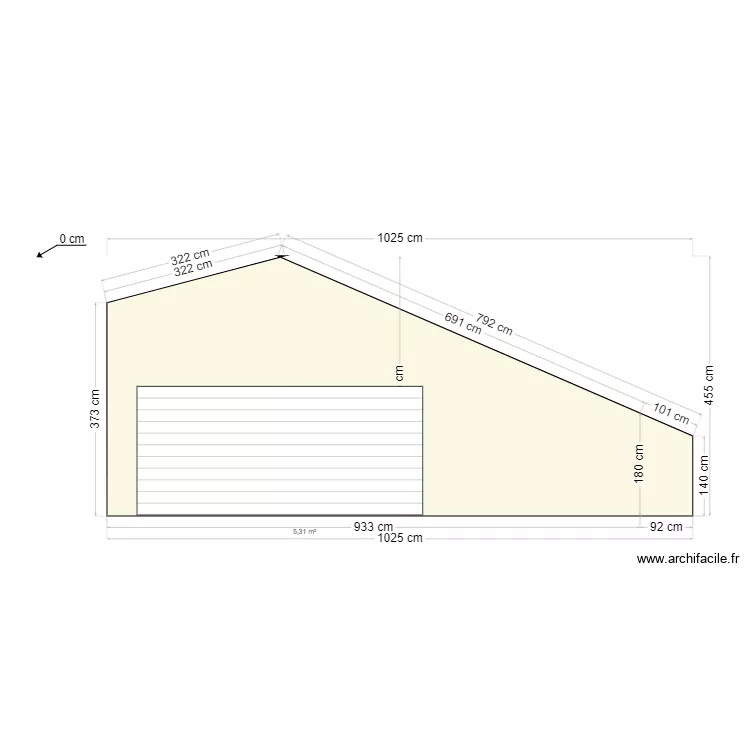 facade _ nord. Plan de 