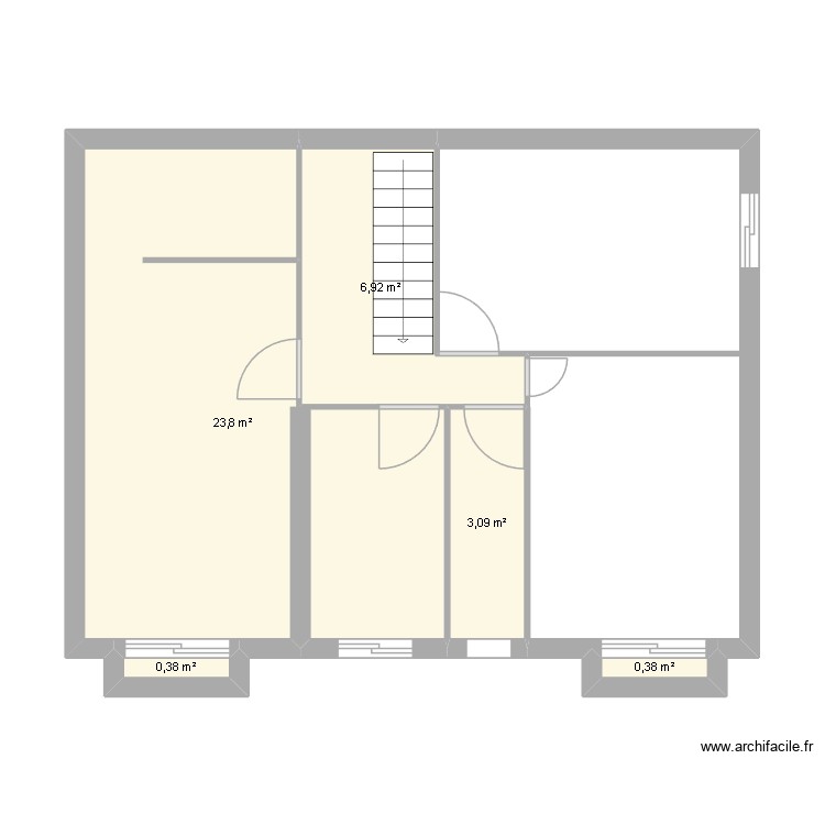 Etage maison. Plan de 0 pièce et 0 m2