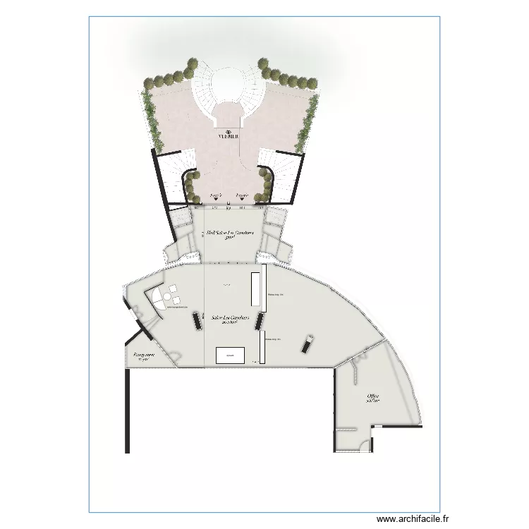 ballroom anahita. Plan de 