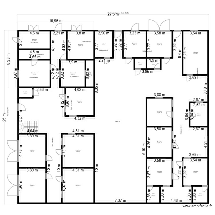 LOT 208 construction existante. Plan de 0 pièce et 0 m2